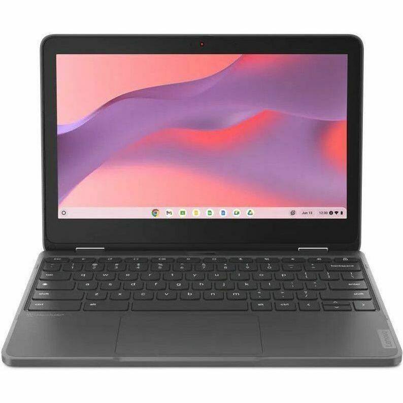 Alt View 5. Lenovo - Lenovo 300e Yoga Chromebook Gen 4 82W2000AUS 11.6" Touchscreen Convertible 2 in 1 Chromebook - HD - Octa-core (ARM Corte - Graphite Gray.