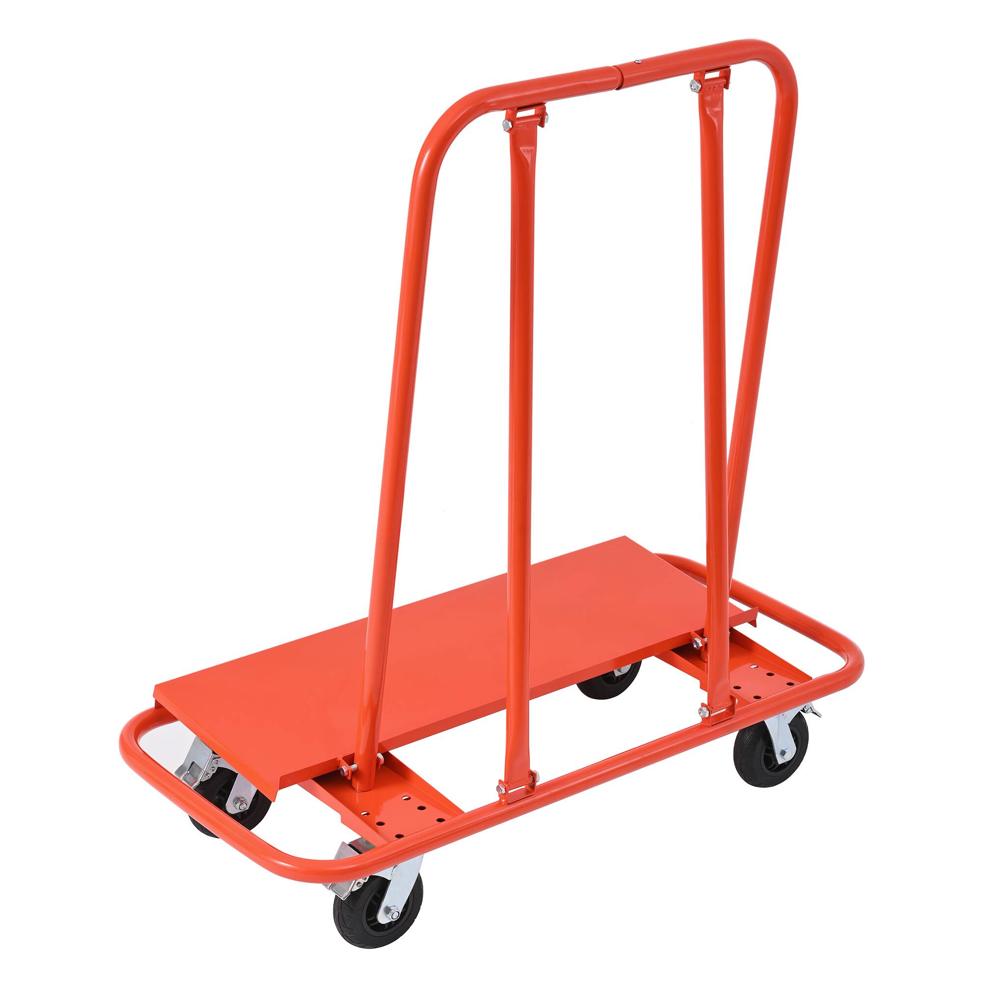 Alt View 1. LOVMOR - 3000-Lb Drywall Sheet Cart and Panel Dolly for Material Handling - Orange.