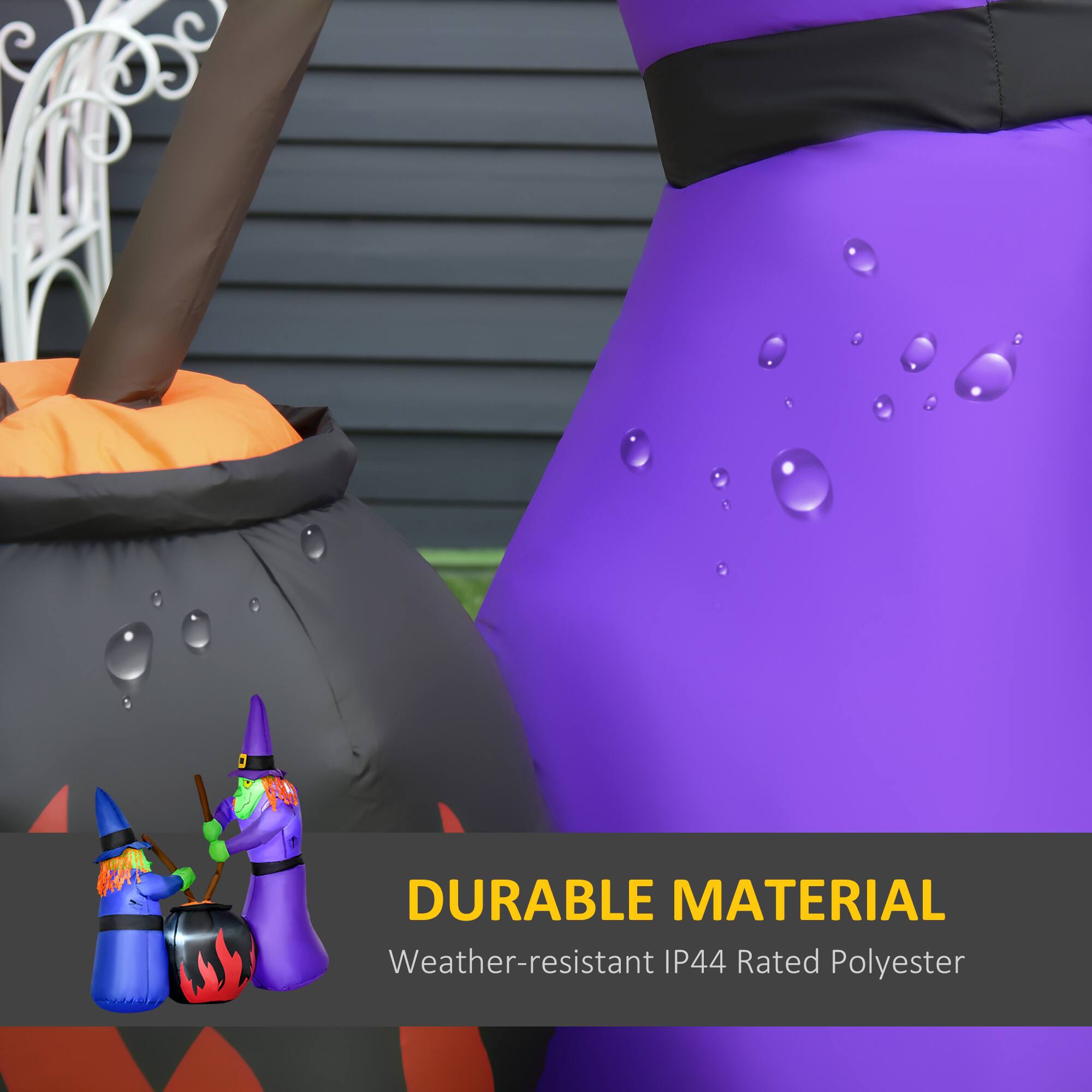 DURABLE MATERIAL  
Weather-resistant IP44 Rated Polyester