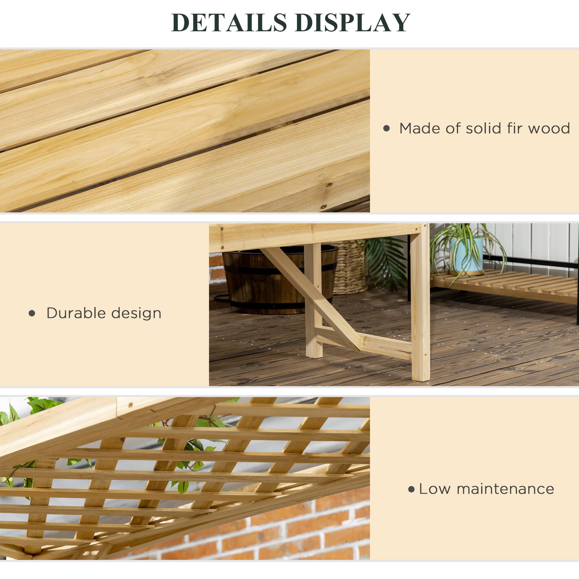 DETAILS DISPLAY

Made of solid fir wood
Durable design
Low maintenance