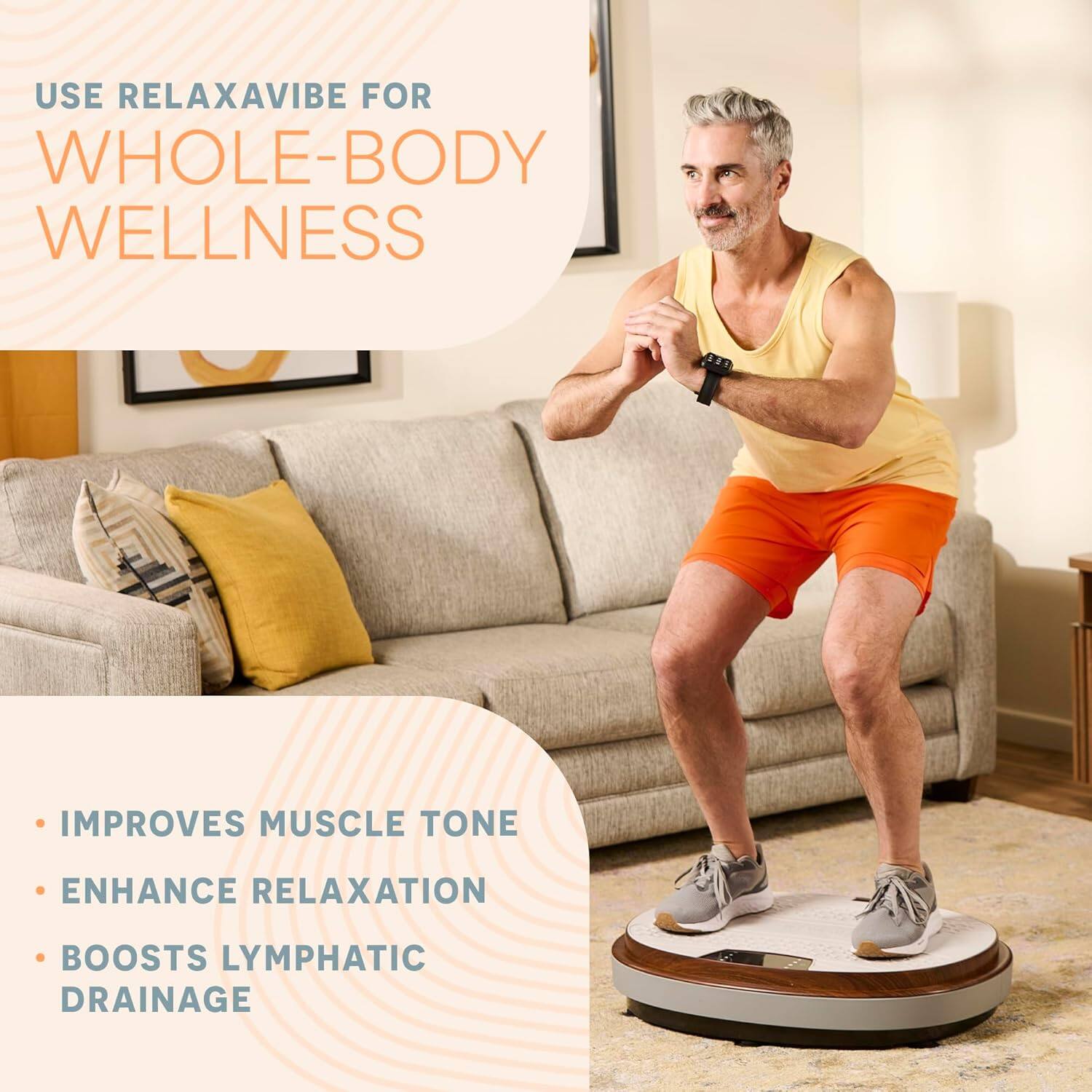 USE RELAXAVIBE FOR WHOLE-BODY WELLNESS

- IMPROVES MUSCLE TONE
- ENHANCE RELAXATION
- BOOSTS LYMPHATIC DRAINAGE