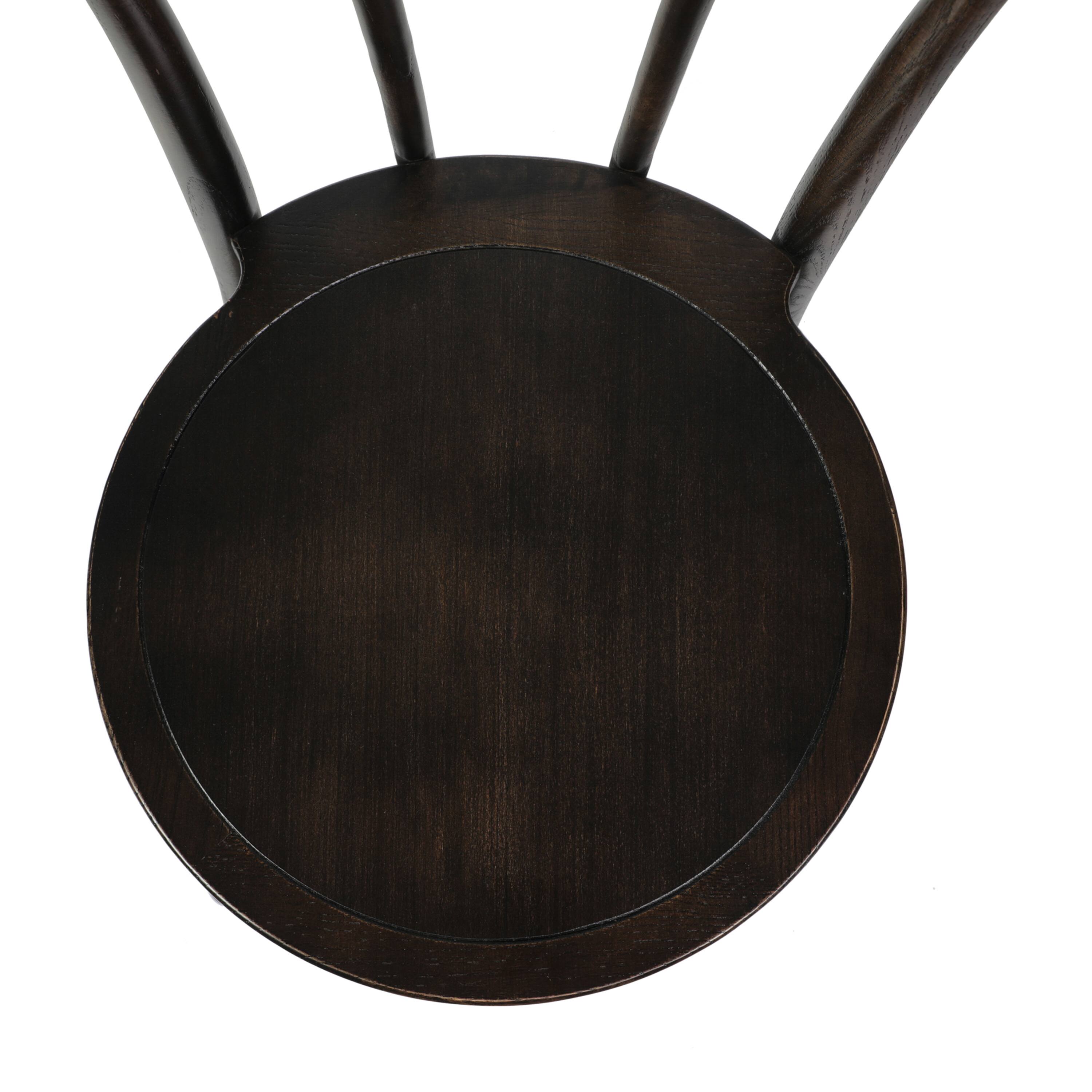 Alt View 1. Flash Furniture - Betsy Commercial Grade Early American Thonet Style Solid Wood Stackable Dining Chair - Brown.