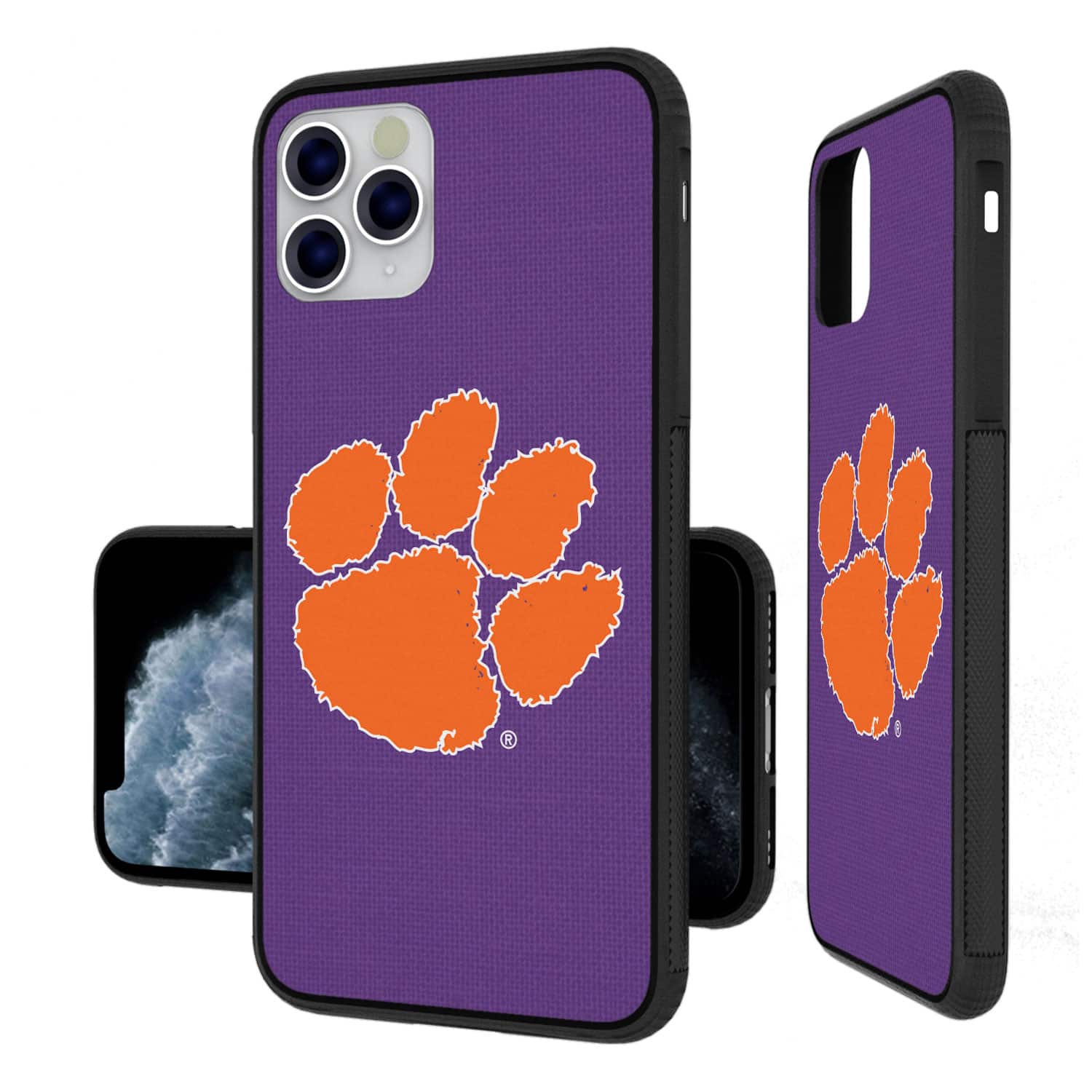 Keyscaper - Clemson Tigers iPhone Solid Design Bump Case - 13 Pro - Multicolor