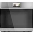 Café - 30" Smart Built-In Single Electric Convection Wall Oven with Air Fry and Push-to-Open Door - Platinum Glass