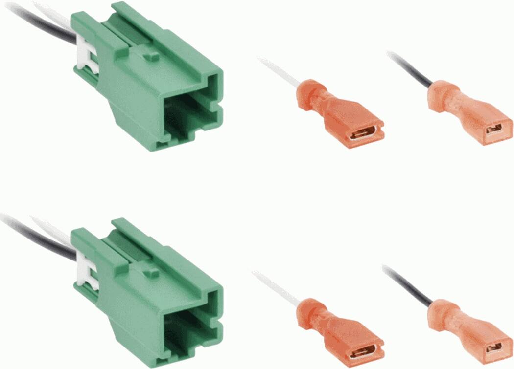 Left. Metra - Speaker Harness for Select 2017-2024 Tesla Models Vehicles (2-Pack) - Multi.