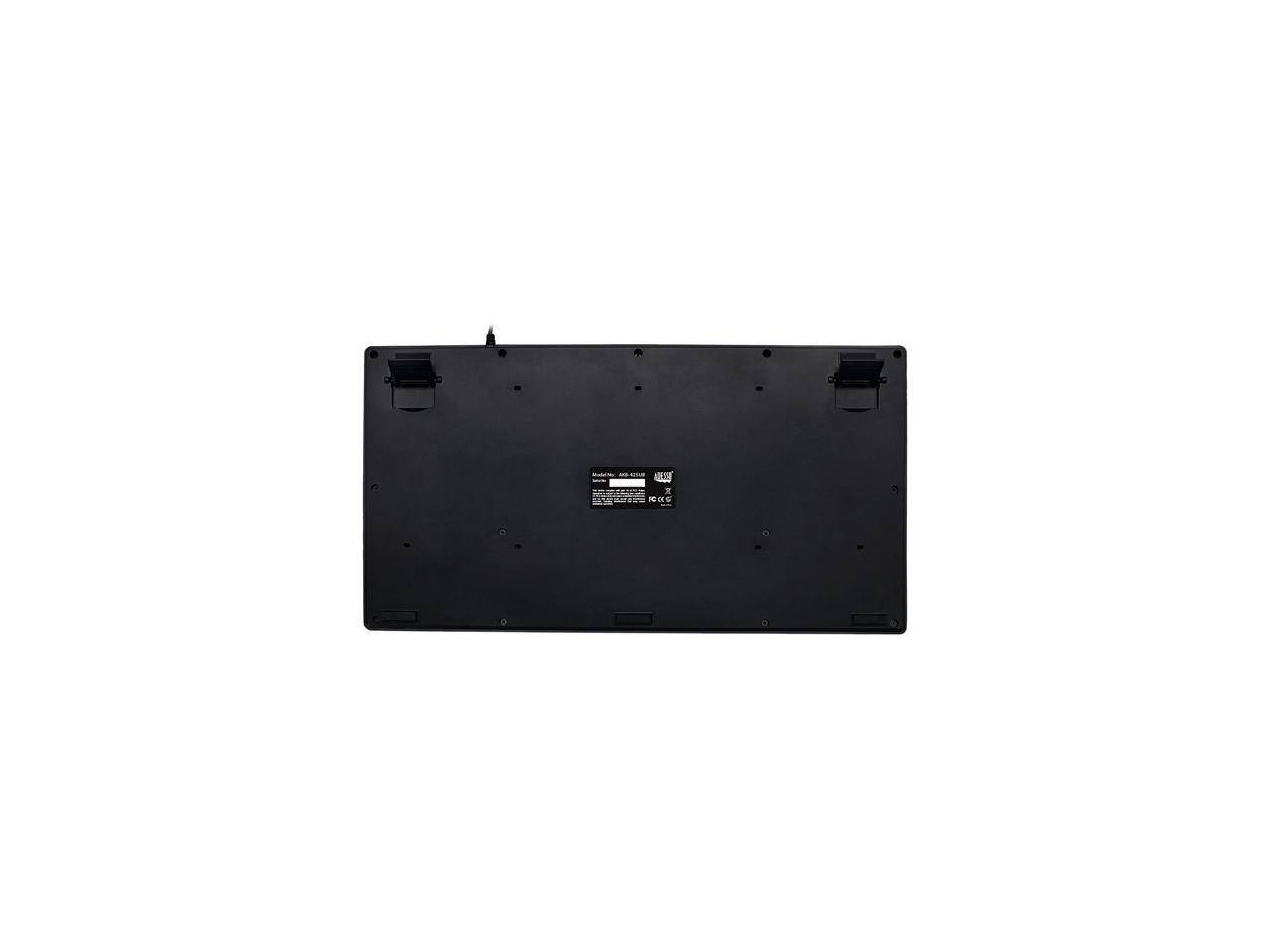 Alt View 5. Adesso - Adesso Easytouch  Usb Compact Keyboard With Glide Point Touchpad , Fits  In 19 1 - Black.