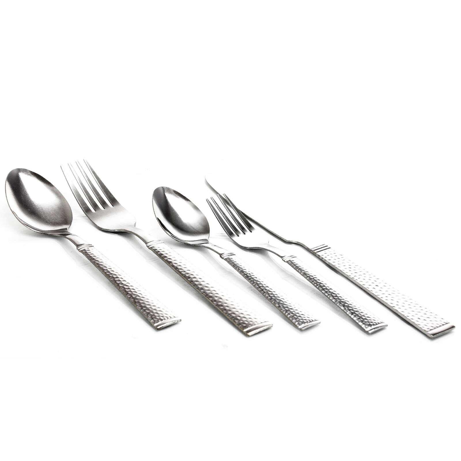 Alt View 4. Gibson - Gibson Home Prato 20 Piece Flatware Set - Silver.