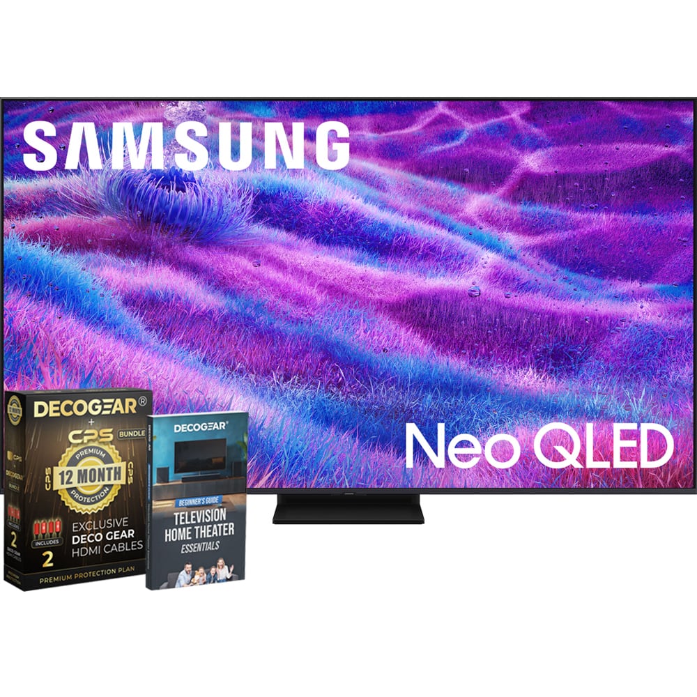 Samsung - 75" Neo QLED 4K QN80F Vision AI Smart TV (2025) + Extended Protection Plan