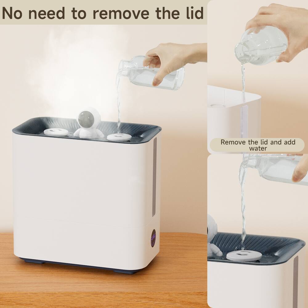 No need to remove the lid

Remove the lid and add water