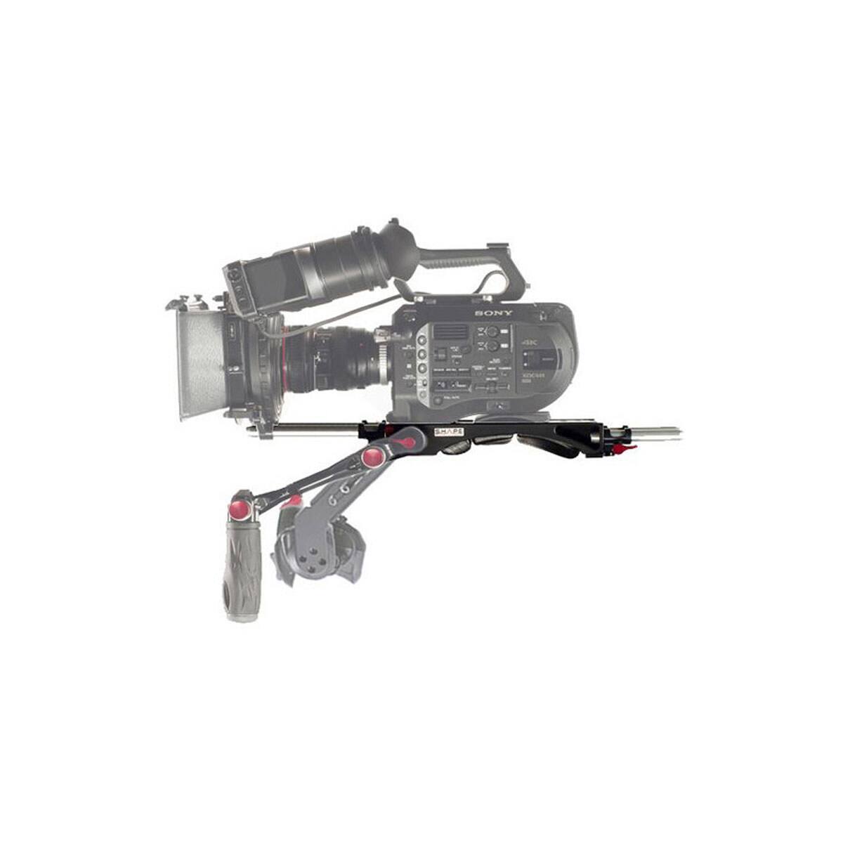 Alt View 1. Shape - Shape V-Lock Quick Release Base Plate for Sony FS7 Camera.
