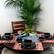 Alt View 3. Elama - Elama's Naina 16 Piece Double Bowl Stoneware Dinnerware Set - Black and Brown.
