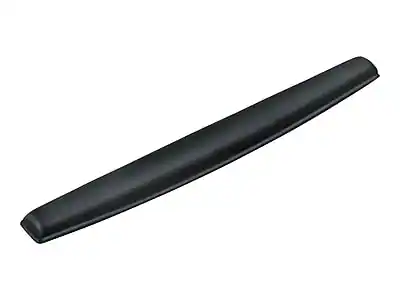 Front. Fellowes - Memory Foam Keyboard Wrist Rest, Black - Black.