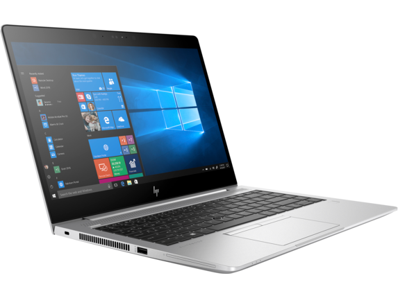 Alt View 1. HP - EliteBook 840 G5 Laptop 14.0 FHD Display (i5-8250U, 16GB, 512GB SSD, Intel UHD 620, Win 11 Pro) - Silver.