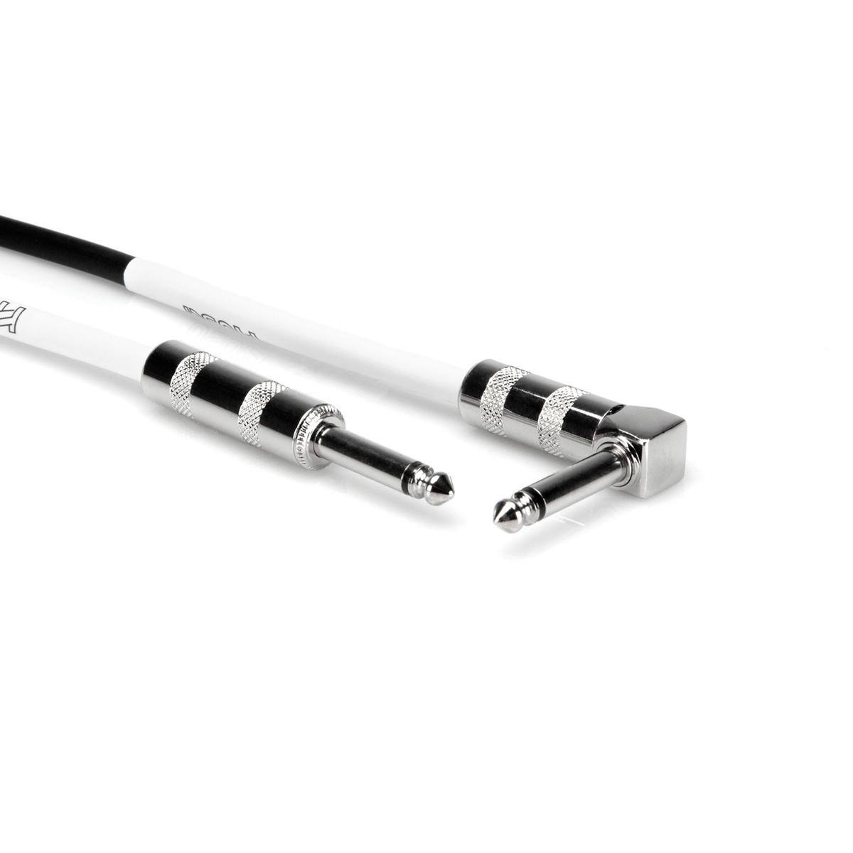 Alt View 1. Hosa Technology - Hosa Technology Straight to Right-Angle Guitar Cable, 10'.