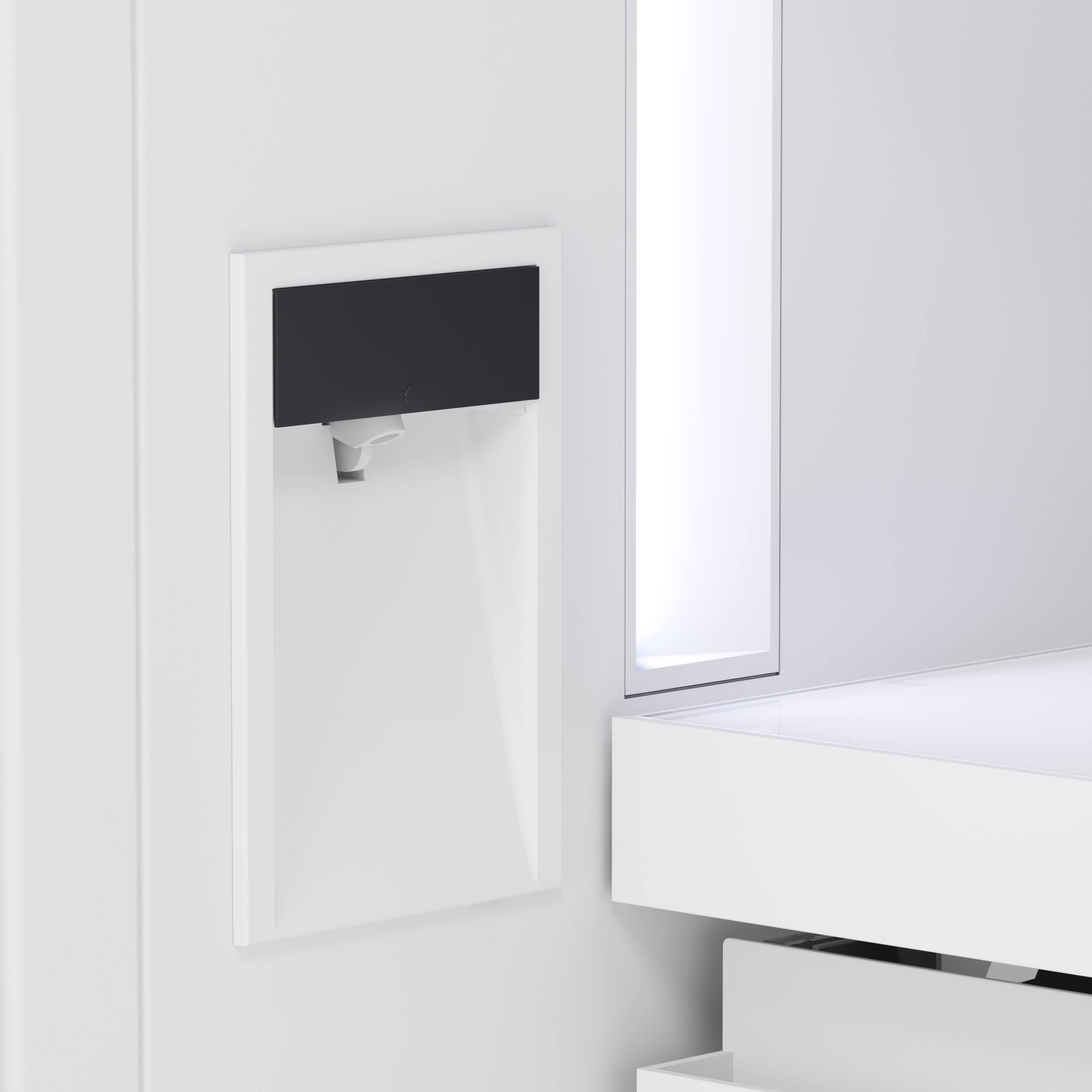 Alt View 6. Bosch - Benchmark Series 20.1 Cu. Ft. French Door Counter-Depth Smart Refrigerator - Stainless Steel.