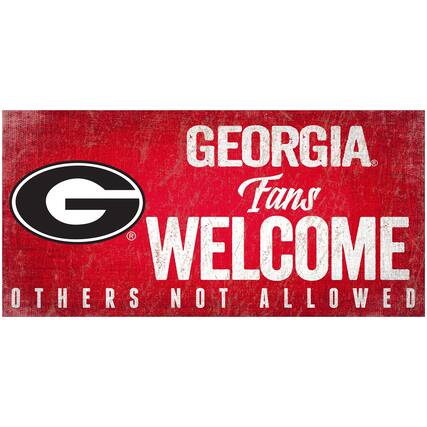 GEORGIA
Fans
WELCOME
OTHERS NOT ALLOWED