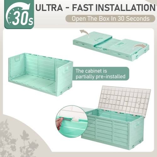 ULTRA - FAST INSTALLATION  
30s  
Open The Box In 30 Seconds  

The cabinet is partially pre-installed