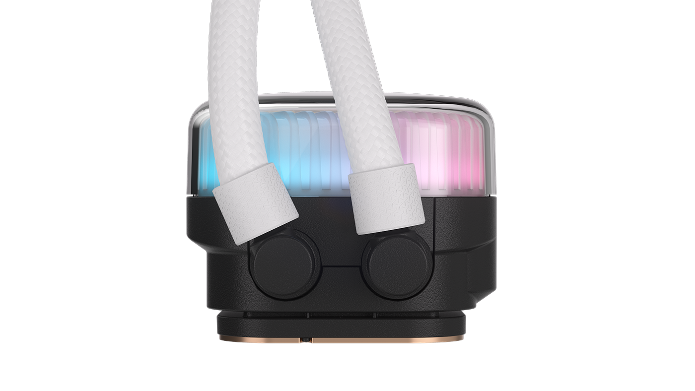 Alt View 11. CORSAIR - iCUE LINK TITAN II 360 RX RGB Liquid CPU Cooler - White.