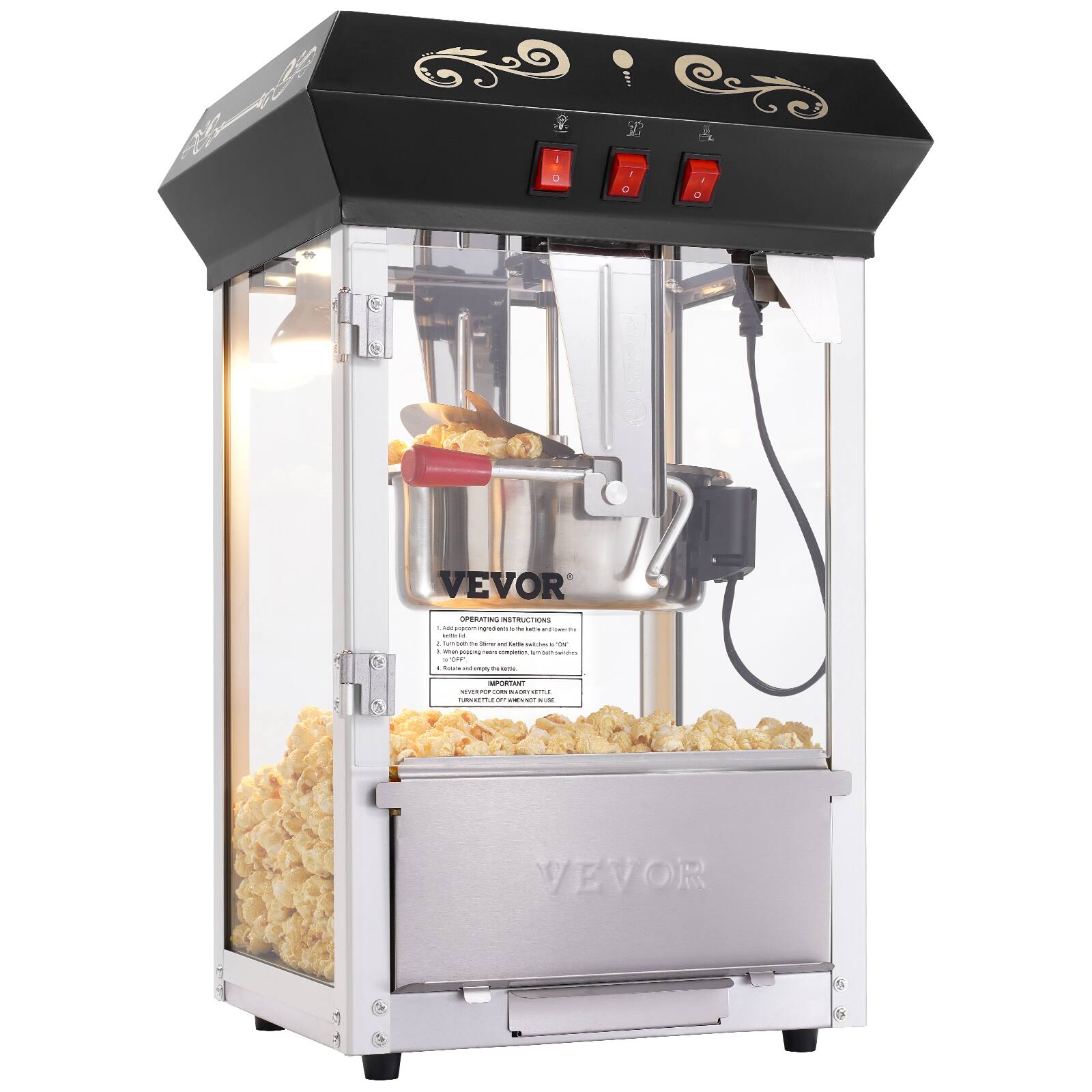 NO  
I 0  
! 0  
- O  
VEVOR OPERATING INSTRUCTIONS  
Ingredients:  
1.0kg  
Stirring and emptying  
1.0kg  
Completion,  
bah seltiful  
OF 4  
Roode and emply 4  
MILK  
IMPORTANT  
REVERPORT CORNI  
NETTLE  
www. M go EMCO WT. RISE  
VEVOR