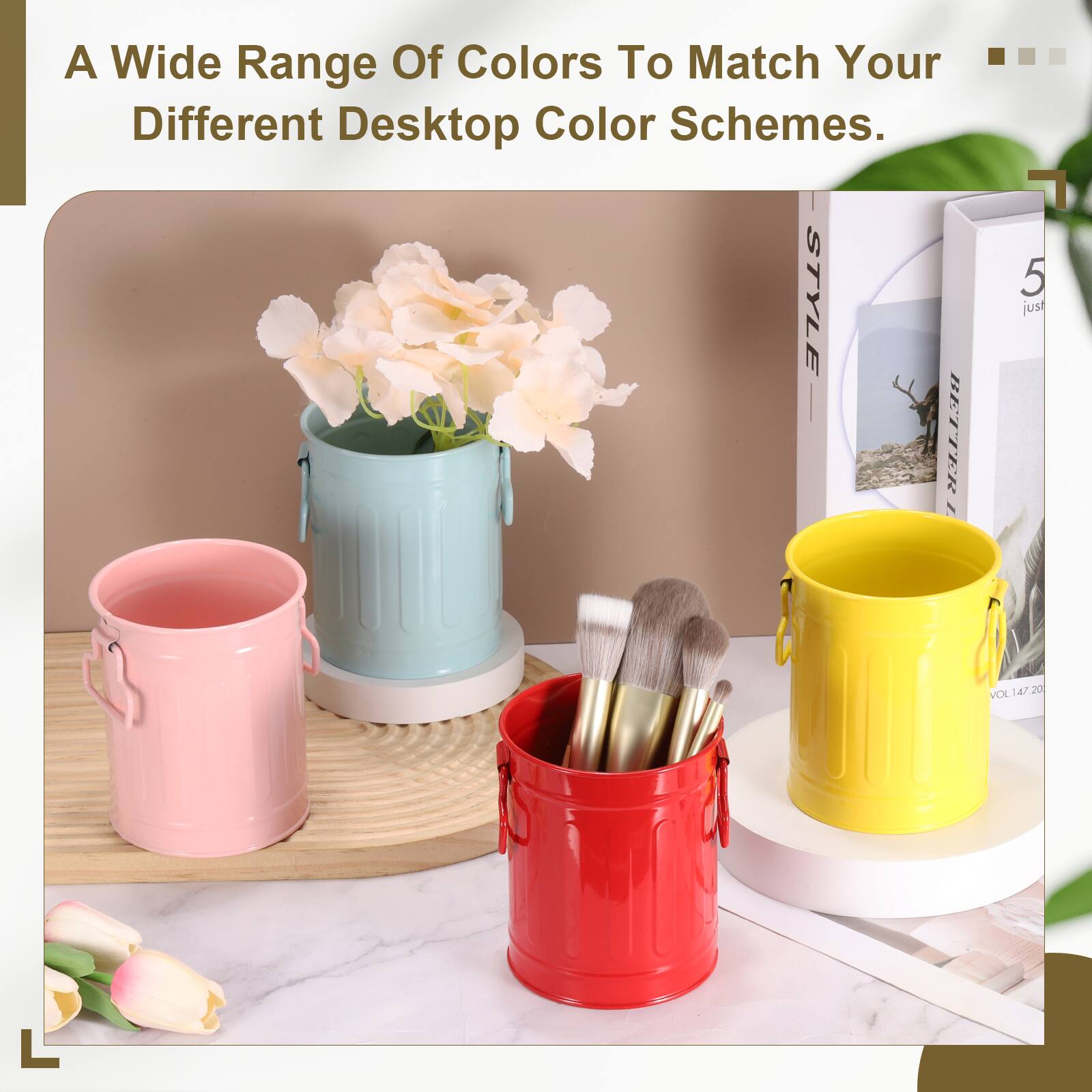 A Wide Range Of Colors To Match Your Different Desktop Color Schemes.
