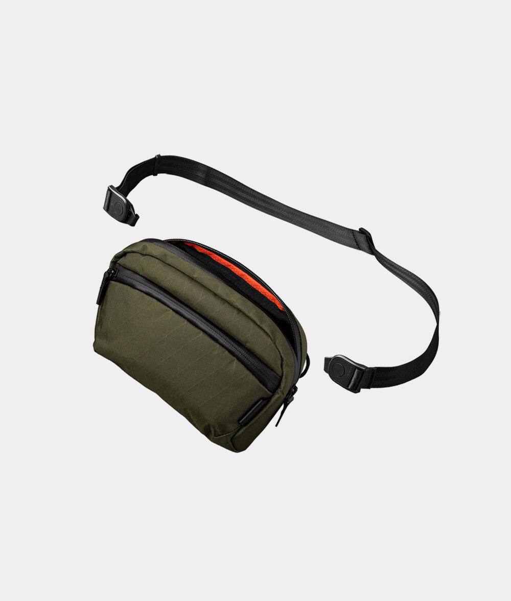 ALPAKA - Travel Sling Bag 1L for Men, Detachable Strap Converts to Pouch, Phone Sleeve, Hidden Rear Pocket, YKK Zippers - Olive Green X-Pac X42 price history on PriceWatchPro