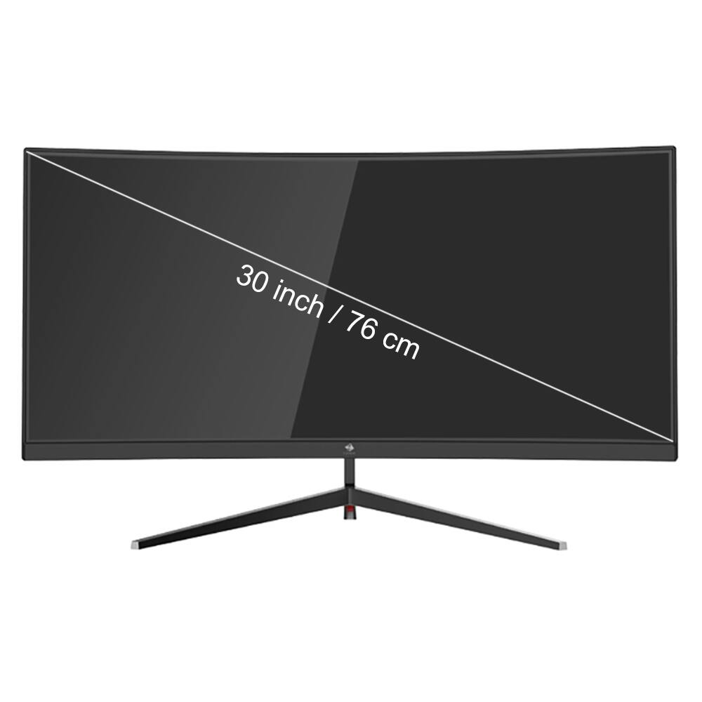 Alt View 2. Z-Edge - 30 inch UWFHD 2560 x 1080 21:9 Ultra Wide 200 Hz 1 ms 1500R Curved Gaming Monitor, FreeSync Compatible, PIP / PBP - Black.