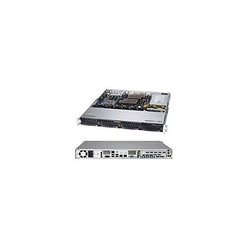 Front. Supermicro - Computer Case CSE813MFTQC350CB - Black.