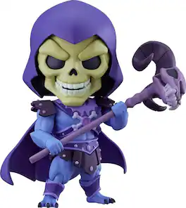 Good Smile Company - Masters of the Universe Revelation 4 Inch Nendoroid Action Figure | Skeletor - Purple