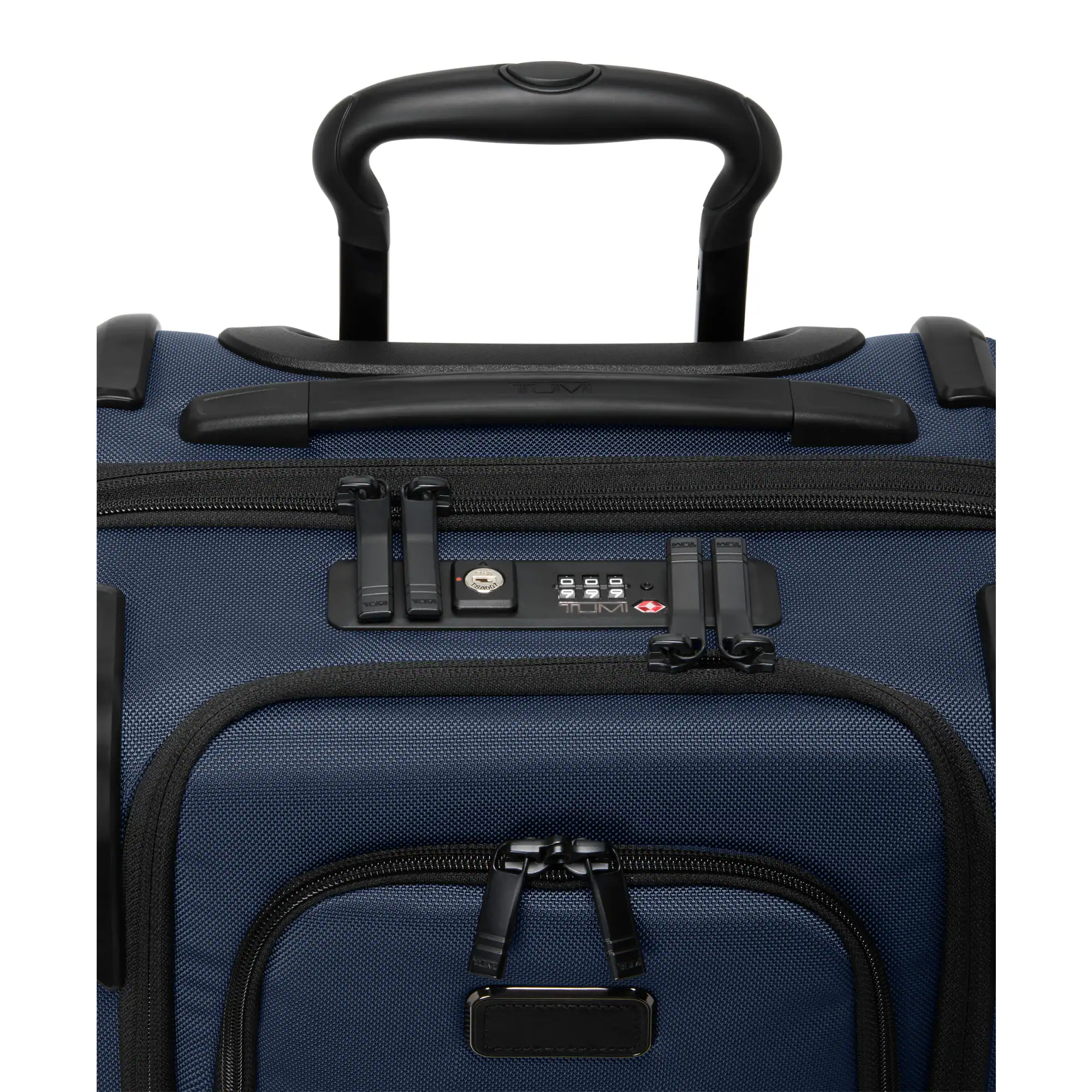 Alt View 2. TUMI - Alpha Dual Access 22" Expandable Spinner Carry-On Suitcase - Navy.