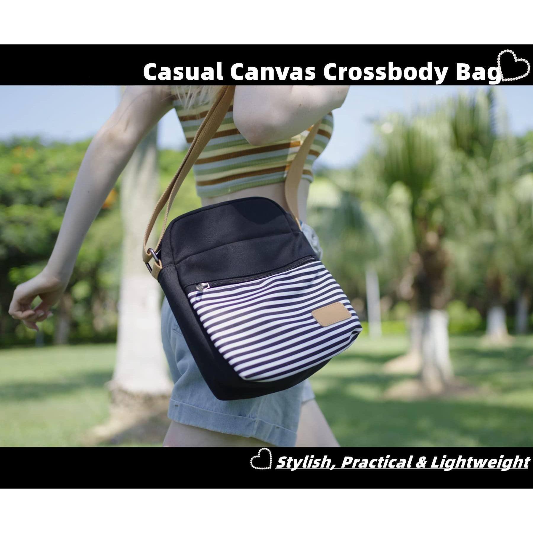 Casual Canvas Crossbody Bag  
Stylish, Practical & Lightweight