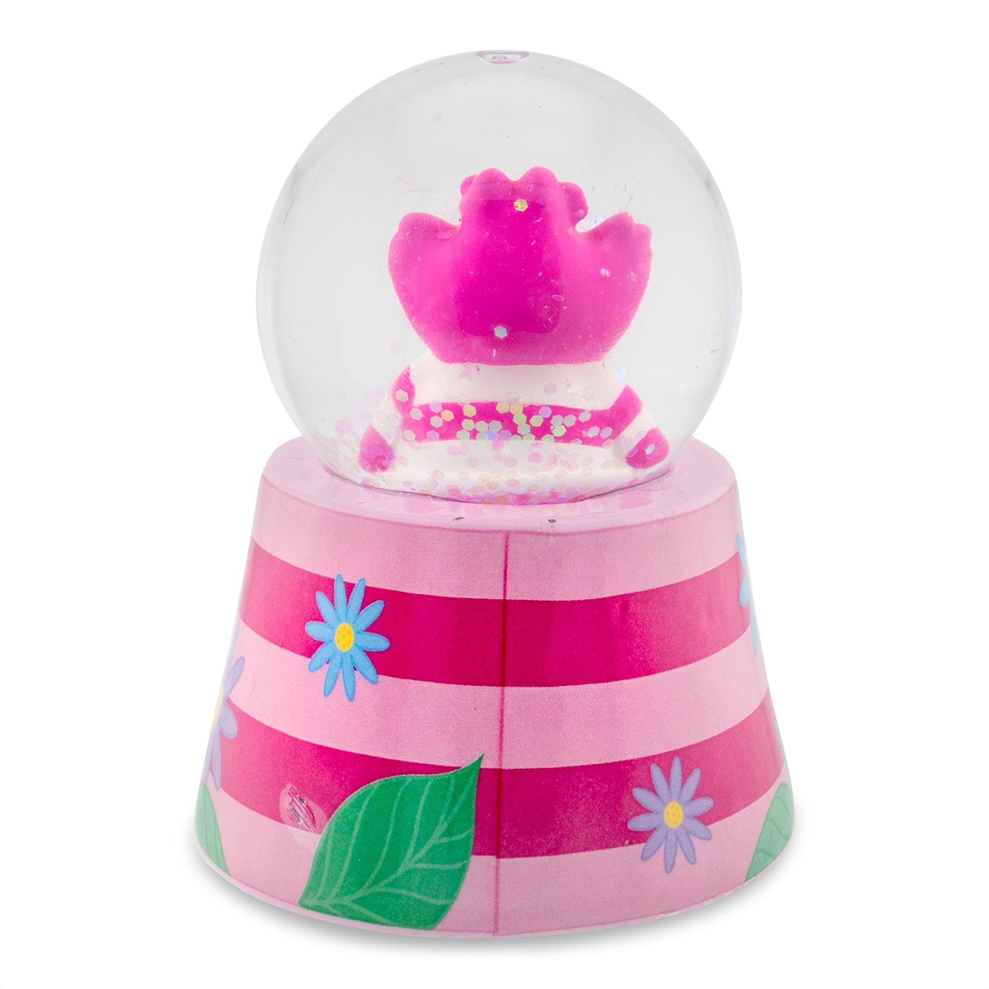 Alt View 2. Silver Buffalo - Disney Alice in Wonderland Cheshire Cat Mini Light-Up Snow Globe | 3 Inches Tall - Purple.