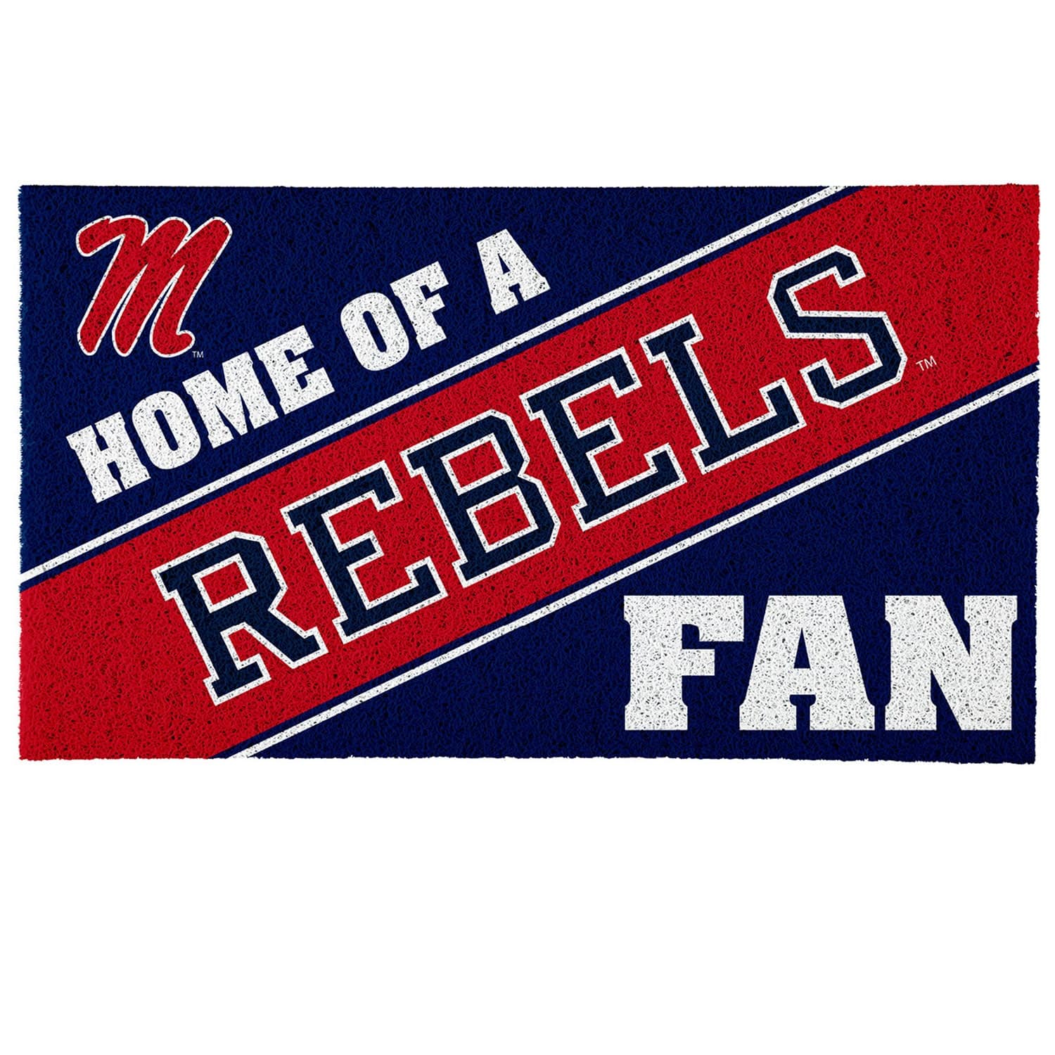 Evergreen Enterprises - Ole Miss Rebels 16" x 28" Coir Logo Doormat - Multicolor