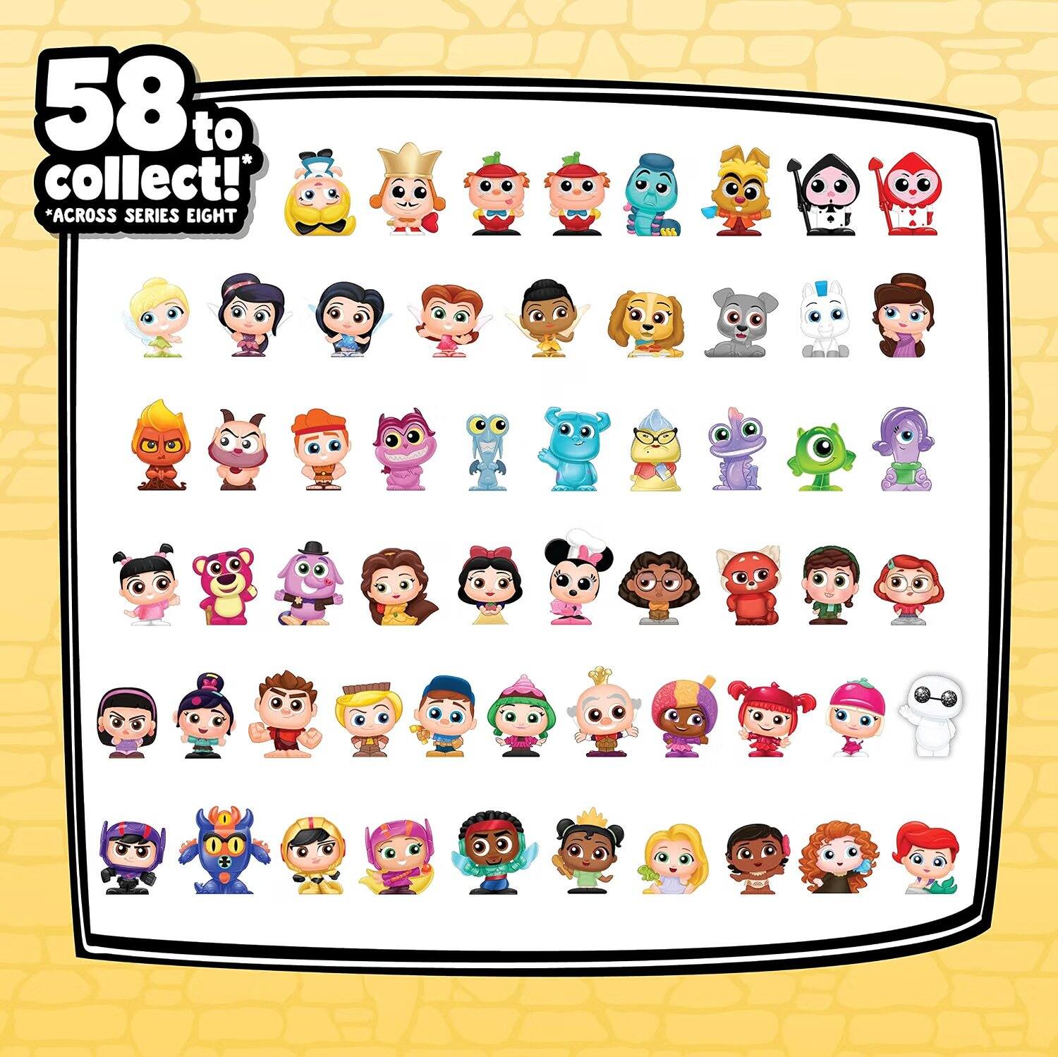 58 to collect!  
*ACROSS SERIES EIGHT