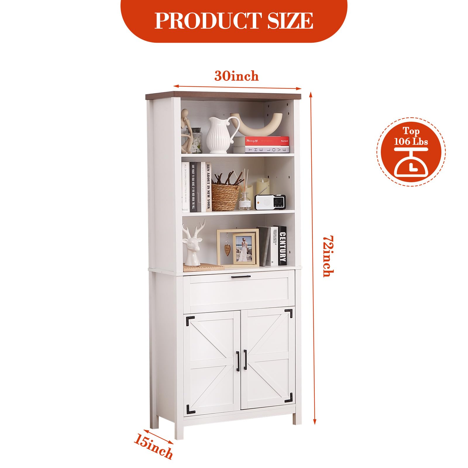 PRODUCT SIZE

30inch  
72inch  
15inch  

Top 106 Lbs