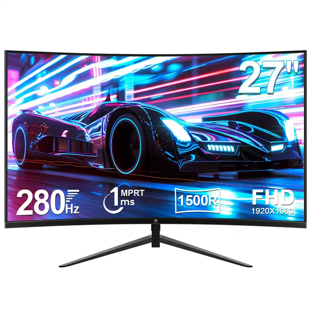 27", 280 Hz, 1 MPRT ms, 1500R, FHD 1920X1080