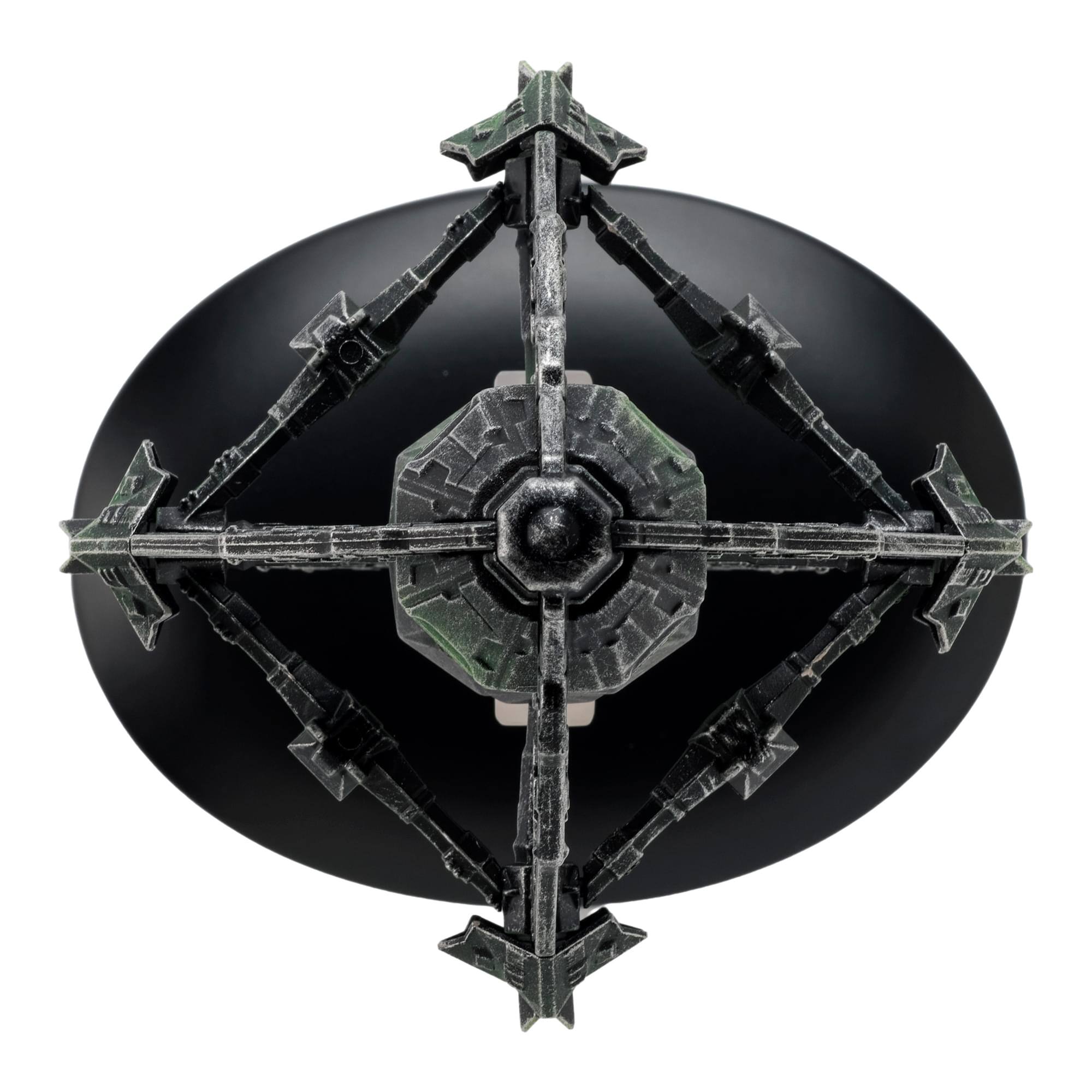 Alt View 5. Eaglemoss - Eaglemoss Star Trek Starship Replica | Borg Queen Ship - Black.