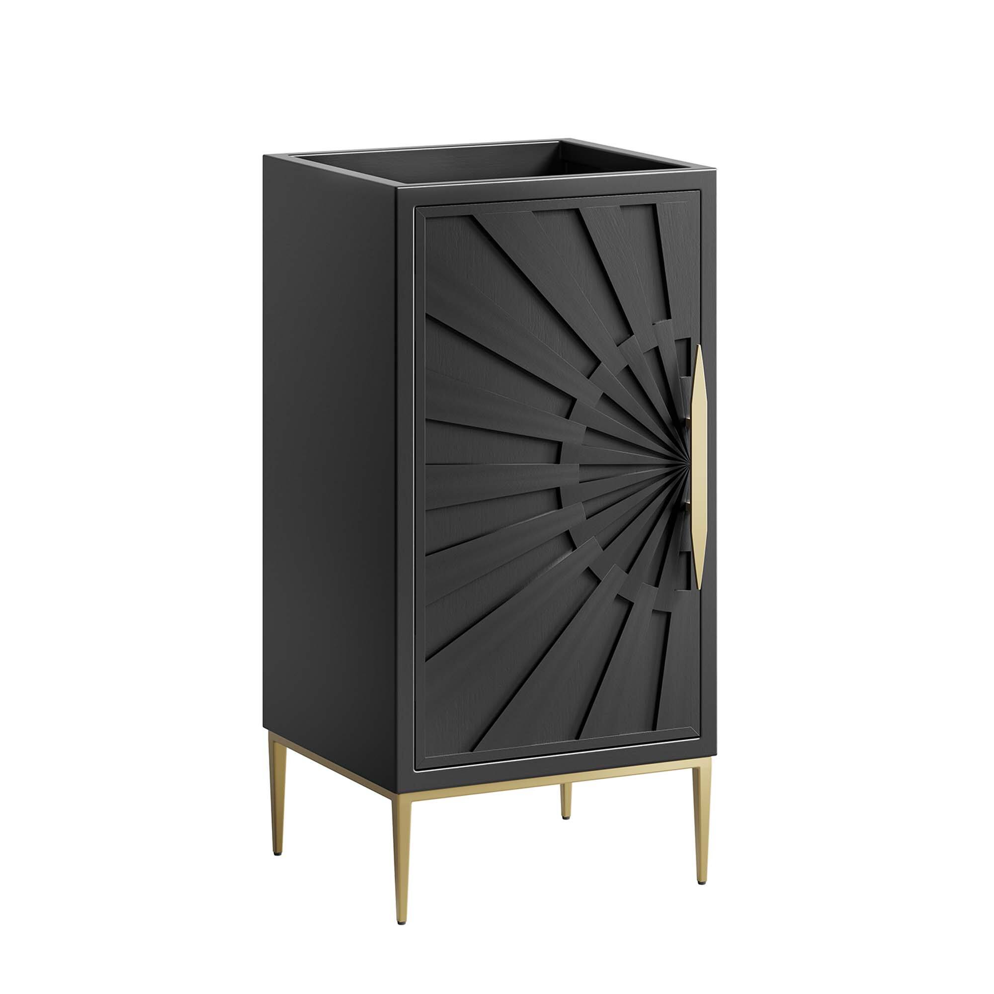 Angle. Modway - Awaken Bathroom Cabinet Basin Not Included by Modway - Black.