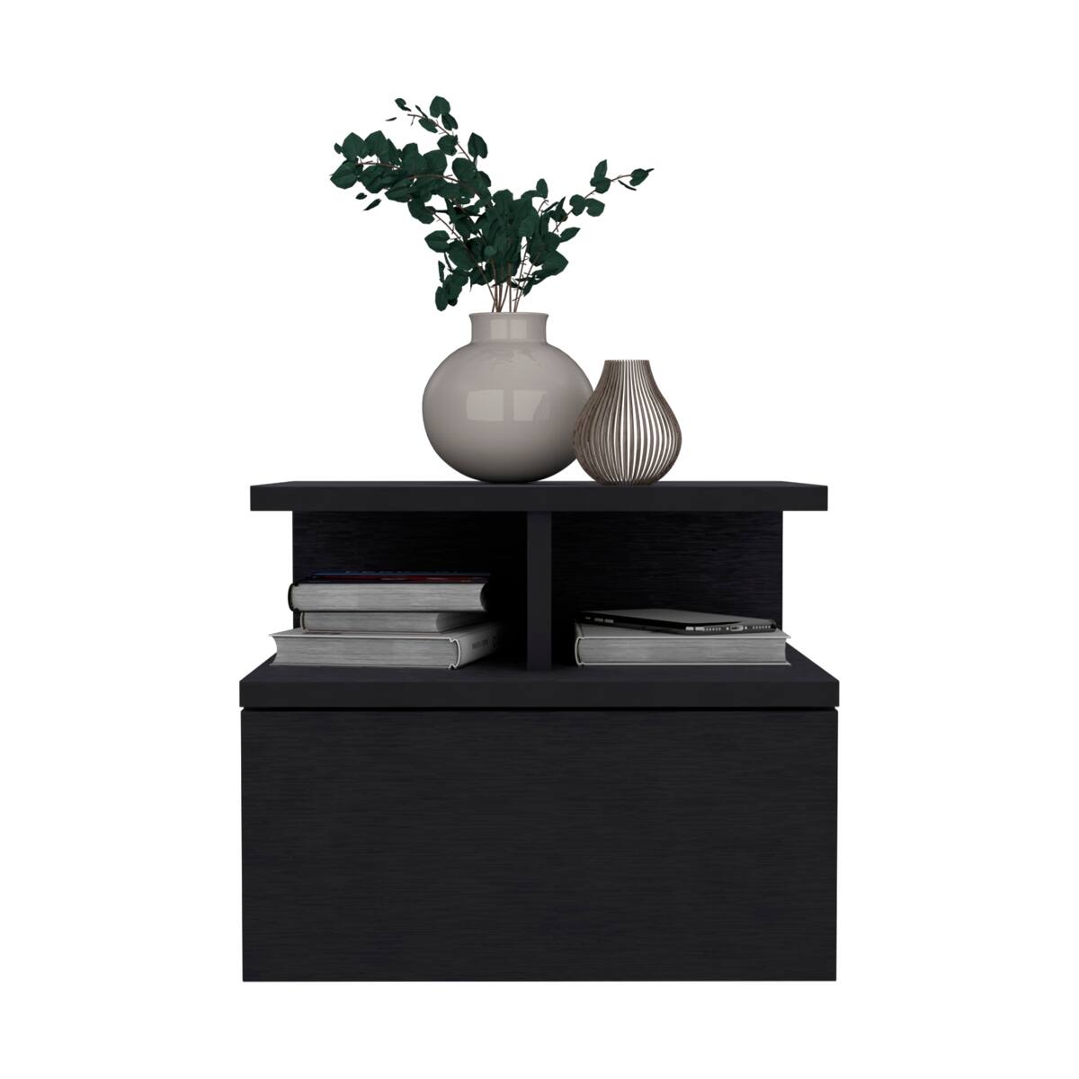 Loheer Floating Nightstand, Wall Mounted Bedside Table with Drawer and ...