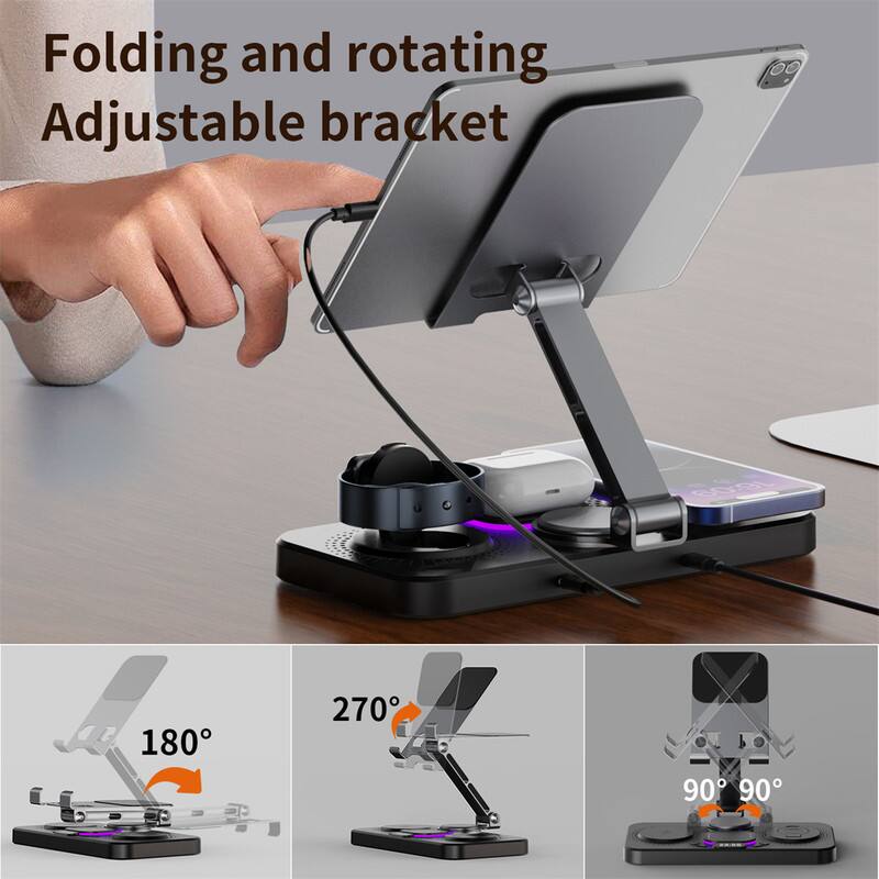 Folding and rotating Adjustable bracket

180°

270°

90° 90°
