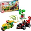 O. LEGO MARVEL 4+ 11198 Spin and Electro Dinosaur Vehicle Chase 124 MARVEL pcs/pzs Bldng D - - construction Aguane - n CHOKING HAZARD WARNING: Not for children under 3 yrs. Small parts. 4+ Soum SPIDEY O EEHD BULDN ELECTRO MILES SPN MERALES