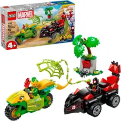 LEGO - Marvel Spidey And His Amazing Friends Spin and Electro Dinosaur Vehicle Chase Building Toy 11198 - Front_Zoom