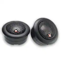 Front. Powerbass - PowerBass 2XL-1T - 1" Titanium Dome Tweeters - Pair - Black/Gray.