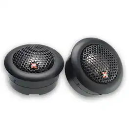 Powerbass - 2XL-1T - 1" Titanium Dome Tweeters - Pair - Black/Gray