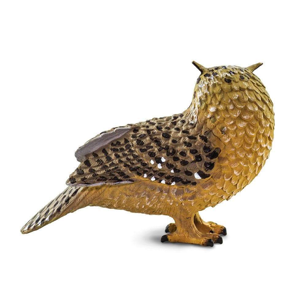 Alt View 2. Safari Ltd. - Eagle Owl Toy Figurine.