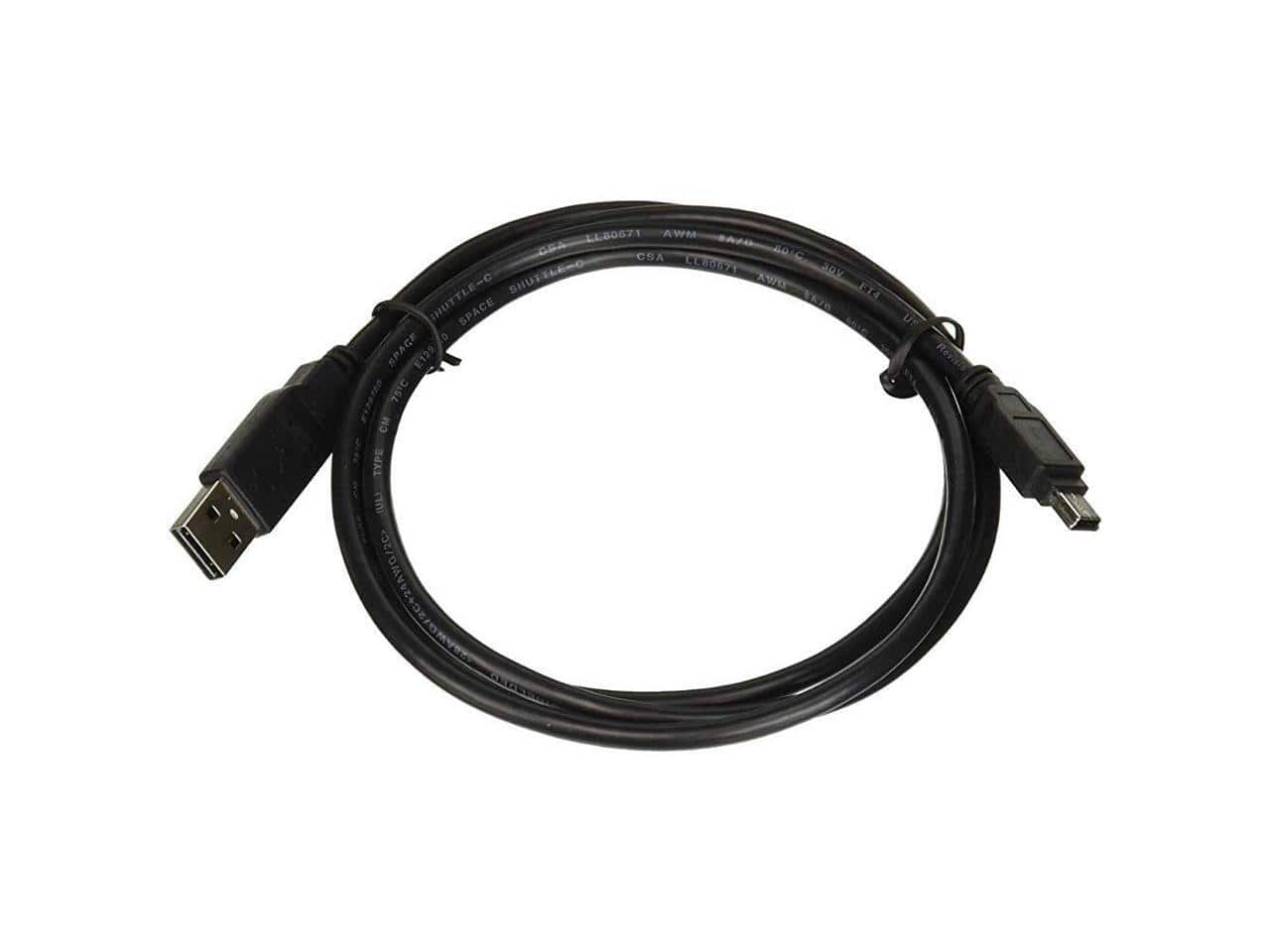 Brother - LB3601 39" USB to Mini USB Data Cable - Black