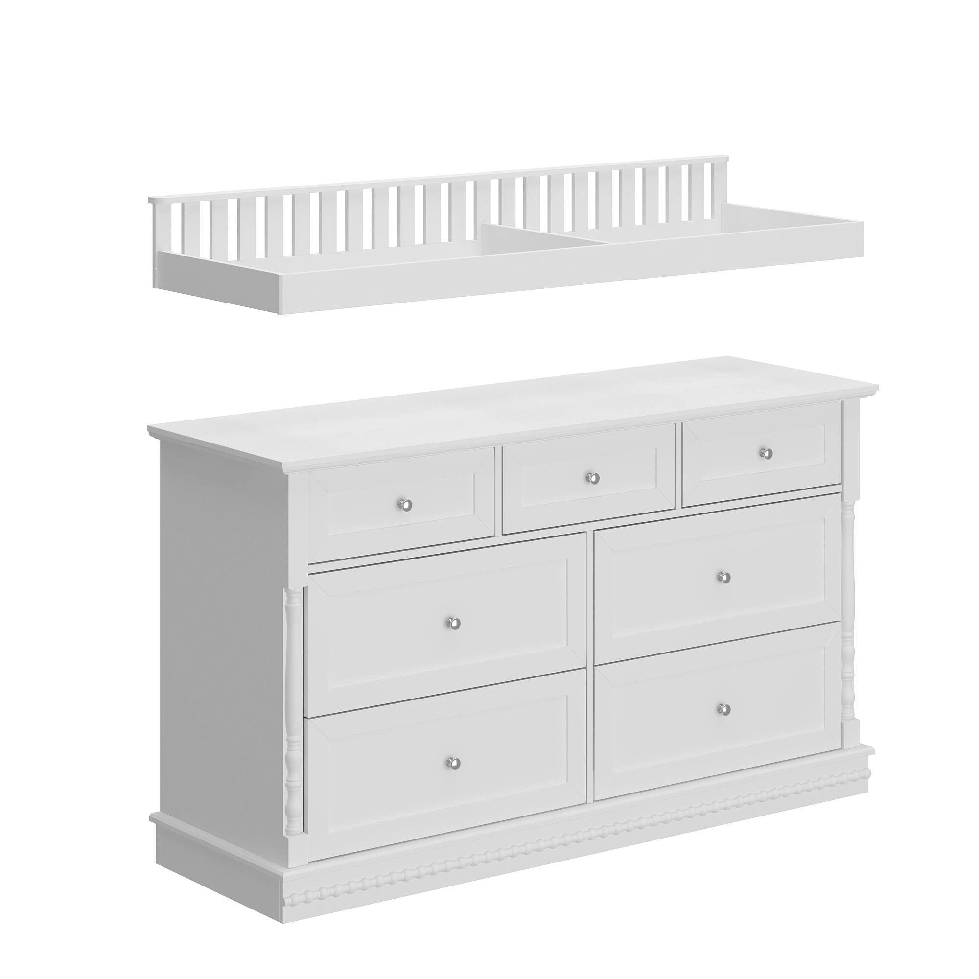 Alt View 1. FUFU & GAGA - FUFU&GAGA Multi - Drawer Dresser: All - Scene Organizing Master - White.