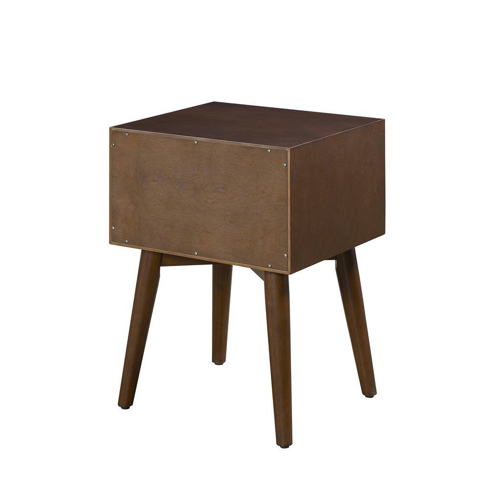 Angle. Crosley Furniture - Landon Nightstand - Mahogany.
