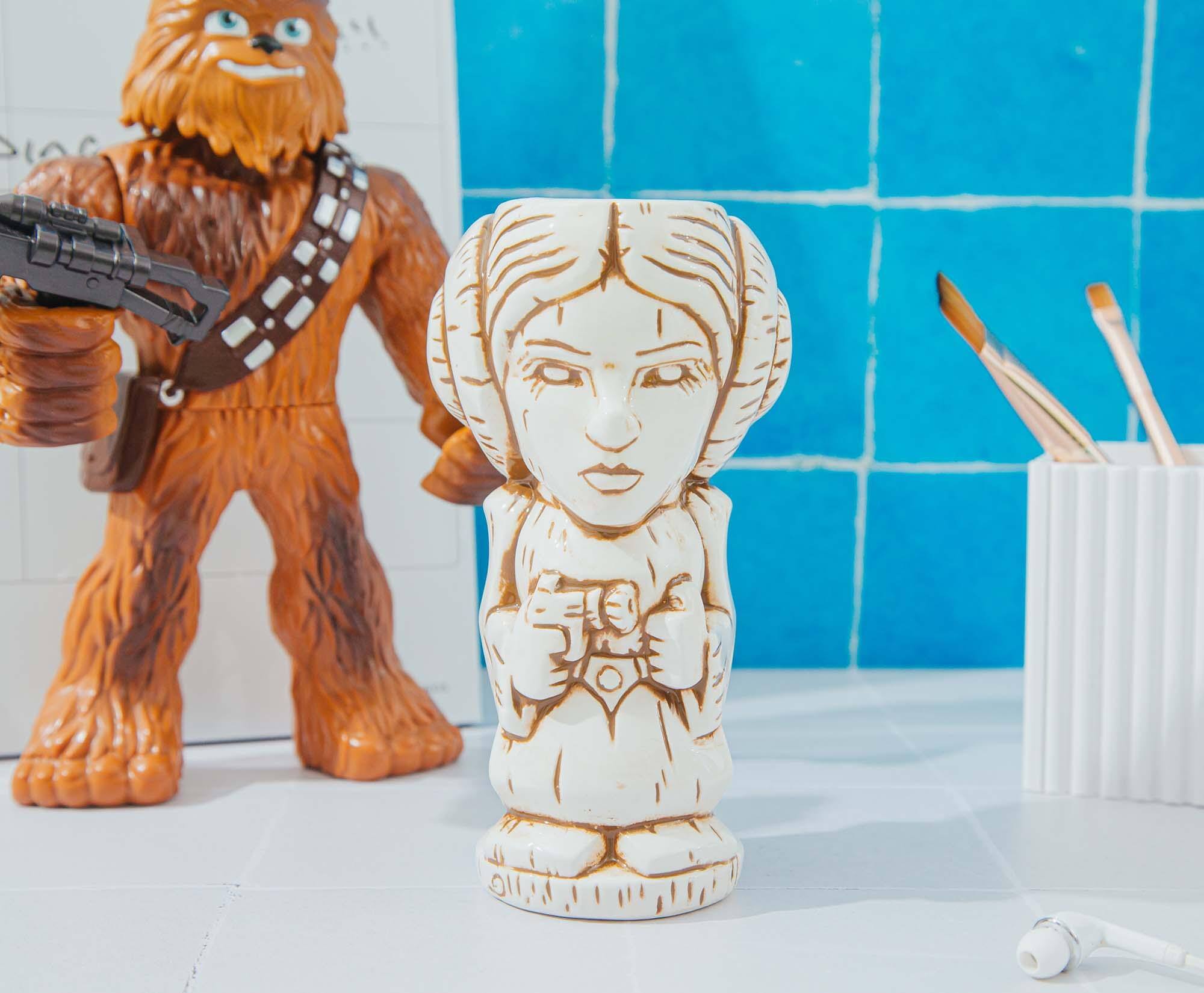 Alt View 2. Star Wars - Geeki Tikis Star Wars Princess Leia Ceramic Mug | Holds 16 Ounces - Beige.