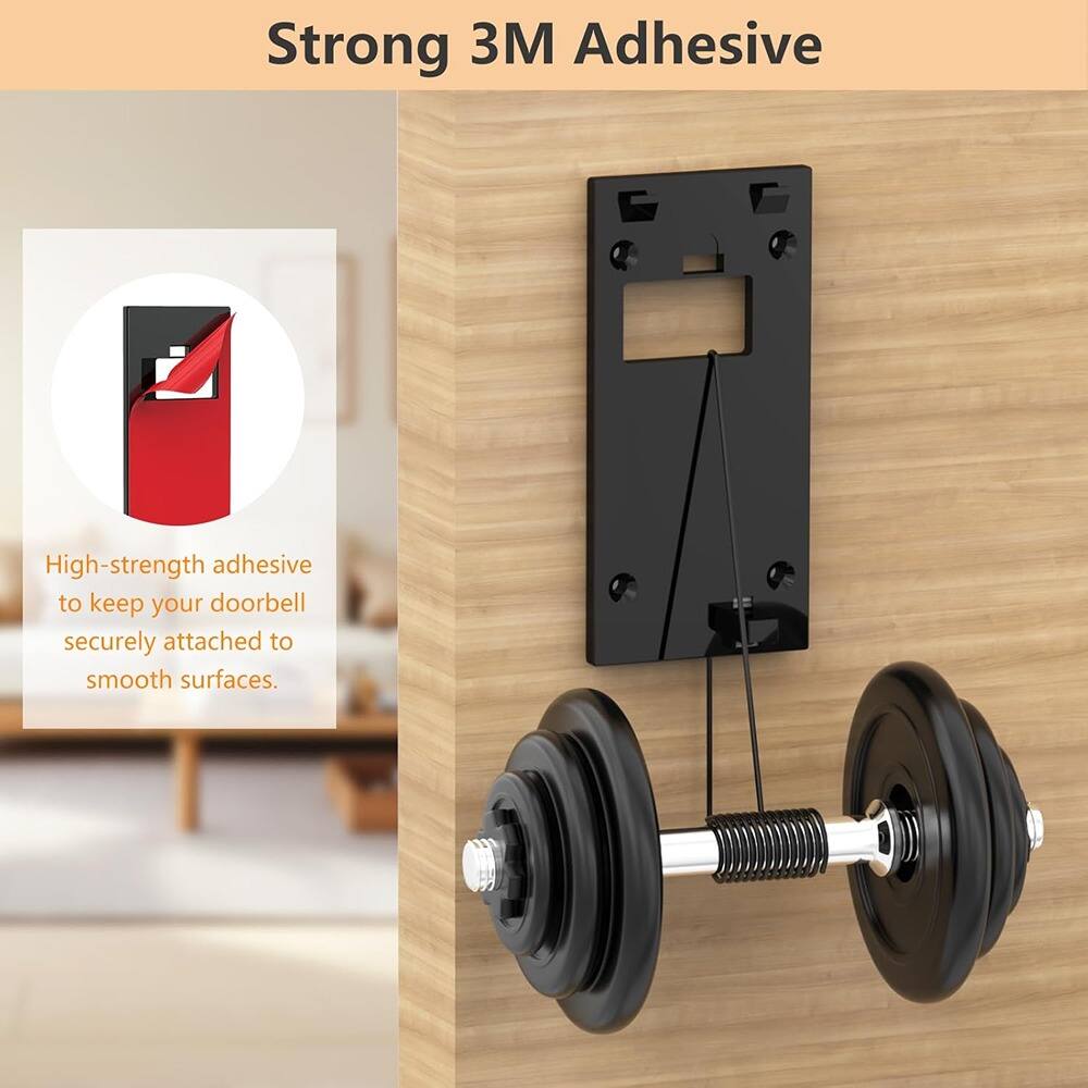 Strong 3M Adhesive

High-strength adhesive to keep your doorbell securely attached to smooth surfaces.