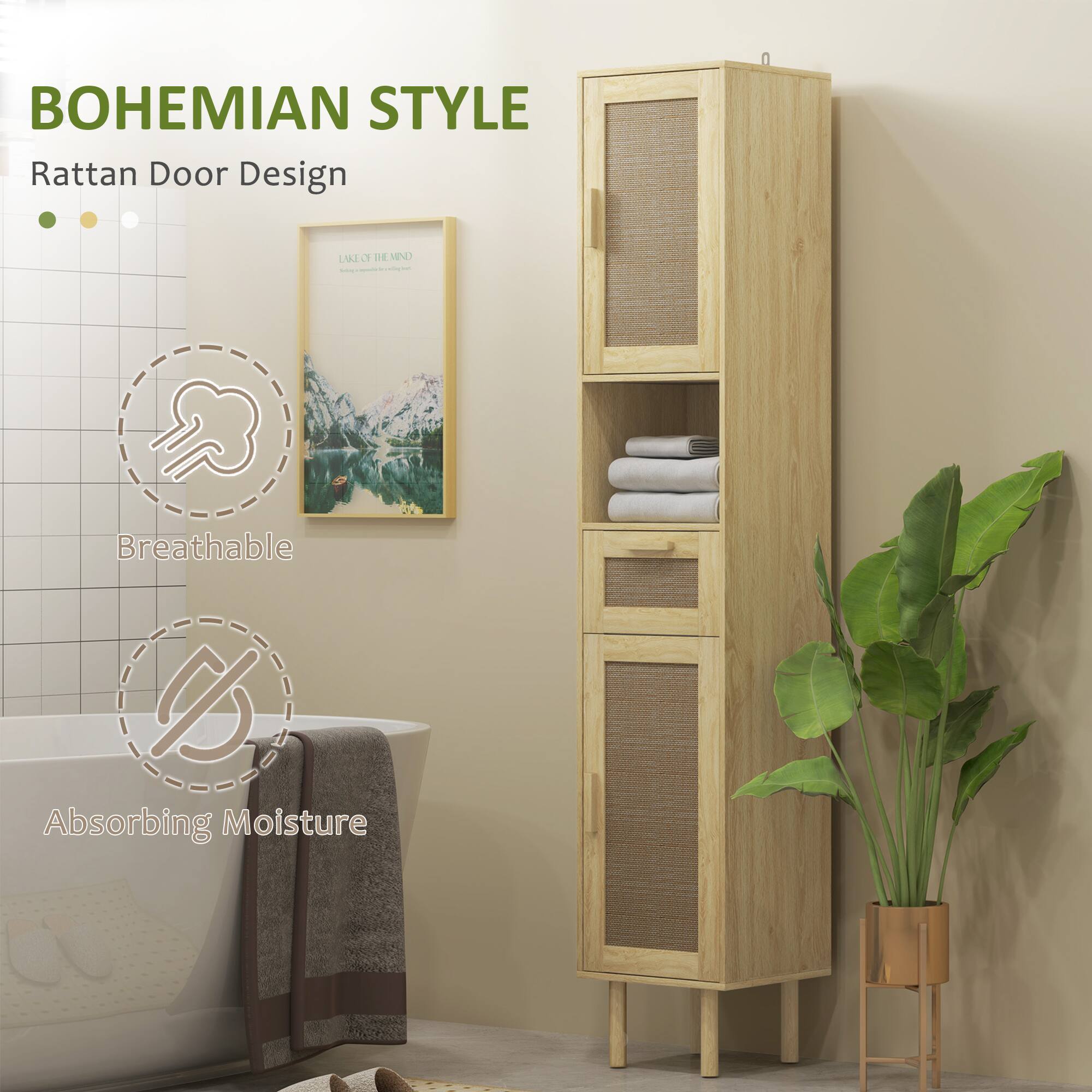 BOHEMIAN STYLE Rattan Door Design
Breathable
Absorbing Moisture